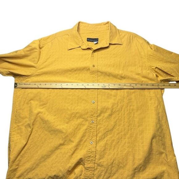 Rocawear Yellow Button Shirt Mens 3XL Long Sleeve Button  Shirt Hip Hop Skater - Picture 12 of 12